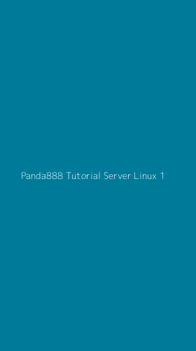 Tampilan Antarmuka Aplikasi Panda888 Tutorial Server Linux - 1