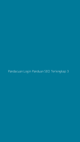 Tampilan Antarmuka Aplikasi Pandacuan Login Panduan Seo Terlengkap - 3