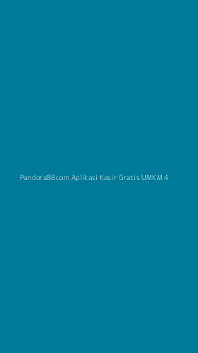 Tampilan Antarmuka Aplikasi Pandora88com Aplikasi Kasir Gratis Umkm - 4
