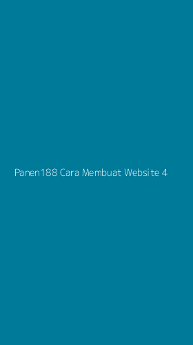 Tampilan Antarmuka Aplikasi Panen188 Cara Membuat Website - 4
