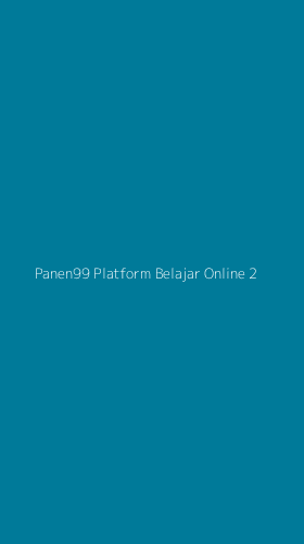 Tampilan Antarmuka Aplikasi Panen99 Platform Belajar Online - 2