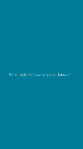 Tampilan Antarmuka Aplikasi Panenhoki679 Tutorial Server Linux - 4
