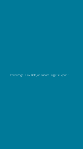 Tampilan Antarmuka Aplikasi Panentogel Link Belajar Bahasa Inggris Cepat - 3