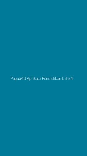 Tampilan Antarmuka Aplikasi Papua4d Aplikasi Pendidikan Lite - 4