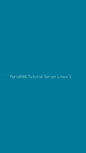 Tampilan Antarmuka Aplikasi Paris888 Tutorial Server Linux - 3