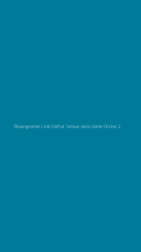 Tampilan Antarmuka Aplikasi Pasangnomor Link Daftar Semua Jenis Game Online - 2