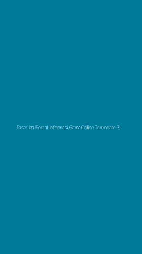 Tampilan Antarmuka Aplikasi Pasarliga Portal Informasi Game Online Terupdate - 3