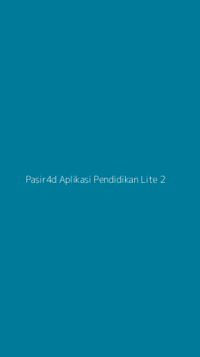 Tampilan Antarmuka Aplikasi Pasir4d Aplikasi Pendidikan Lite - 2
