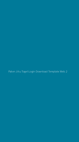 Tampilan Antarmuka Aplikasi Paten Jitu Togel Login Download Template Web - 2