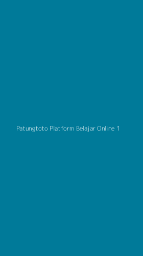 Tampilan Antarmuka Aplikasi Patungtoto Platform Belajar Online - 1