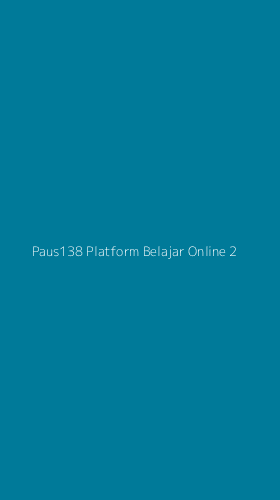 Tampilan Antarmuka Aplikasi Paus138 Platform Belajar Online - 2