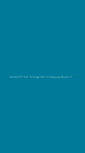 Tampilan Antarmuka Aplikasi Paus4d Rtp Slot Tertinggi Hari Ini Gampang Maxwin - 4