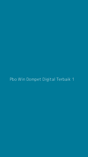 Tampilan Antarmuka Aplikasi Pbo Win Dompet Digital Terbaik - 1
