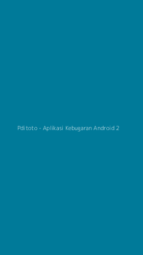 Tampilan Antarmuka Aplikasi Pditoto - Aplikasi Kebugaran Android - 2