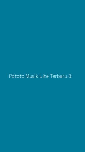 Tampilan Antarmuka Aplikasi Pdtoto Musik Lite Terbaru - 3