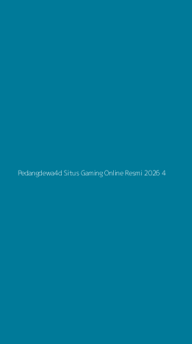 Tampilan Antarmuka Aplikasi Pedangdewa4d Situs Gaming Online Resmi 2026 - 4