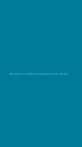 Tampilan Antarmuka Aplikasi Pedulitogel Com Aplikasi Portal Game Terbaik Android - 1
