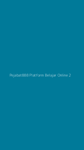 Tampilan Antarmuka Aplikasi Pejabat888 Platform Belajar Online - 2