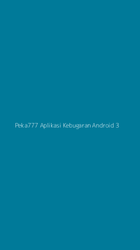 Tampilan Antarmuka Aplikasi Peka777 Aplikasi Kebugaran Android - 3