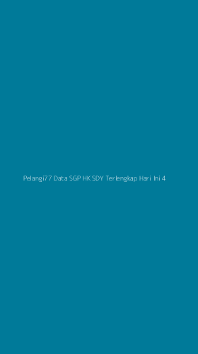 Tampilan Antarmuka Aplikasi Pelangi77 Data Sgp Hk Sdy Terlengkap Hari Ini - 4