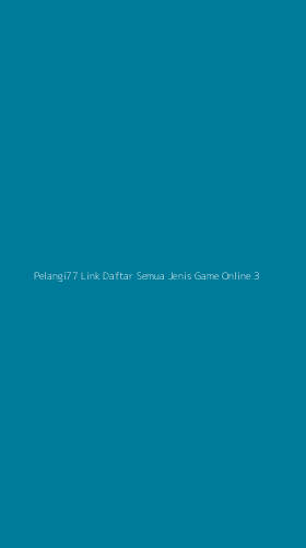 Tampilan Antarmuka Aplikasi Pelangi77 Link Daftar Semua Jenis Game Online - 3