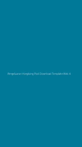 Tampilan Antarmuka Aplikasi Pengeluaran Hongkong Pool Download Template Web - 4