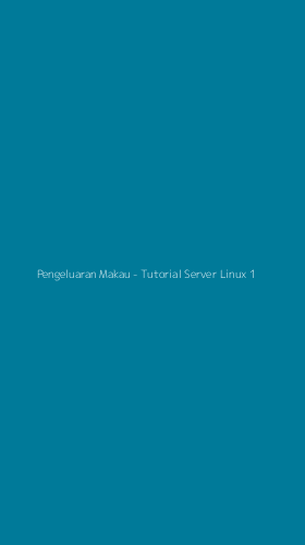 Tampilan Antarmuka Aplikasi Pengeluaran Makau - Tutorial Server Linux - 1