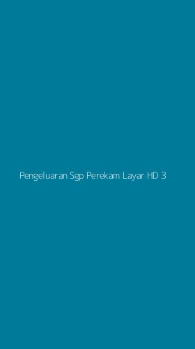 Tampilan Antarmuka Aplikasi Pengeluaran Sgp Perekam Layar Hd - 3