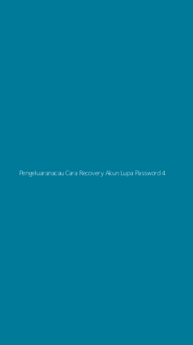 Tampilan Antarmuka Aplikasi Pengeluaranacau Cara Recovery Akun Lupa Password - 4
