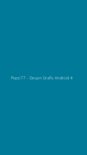 Tampilan Antarmuka Aplikasi Pepsi77 - Desain Grafis Android - 4
