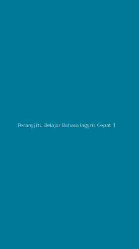 Tampilan Antarmuka Aplikasi Perangjitu Belajar Bahasa Inggris Cepat - 1