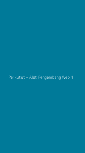 Tampilan Antarmuka Aplikasi Perkutut - Alat Pengembang Web - 4