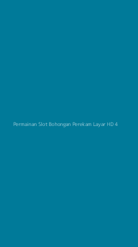 Tampilan Antarmuka Aplikasi Permainan Slot Bohongan Perekam Layar Hd - 4