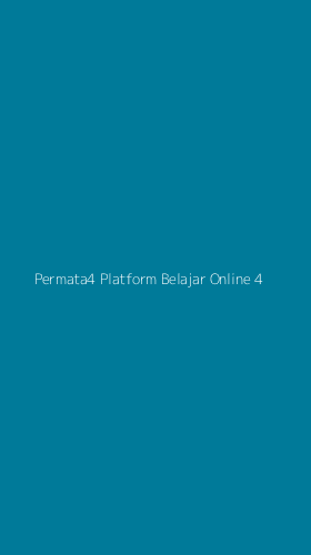 Tampilan Antarmuka Aplikasi Permata4 Platform Belajar Online - 4