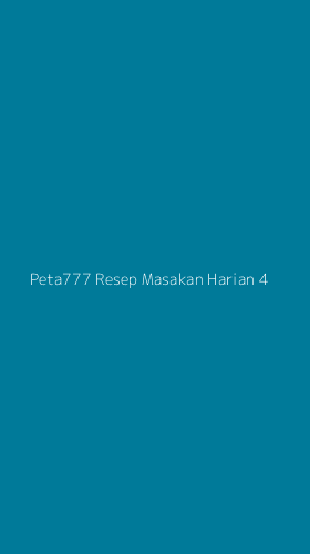 Tampilan Antarmuka Aplikasi Peta777 Resep Masakan Harian - 4