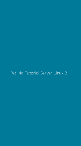 Tampilan Antarmuka Aplikasi Peti 4d Tutorial Server Linux - 2