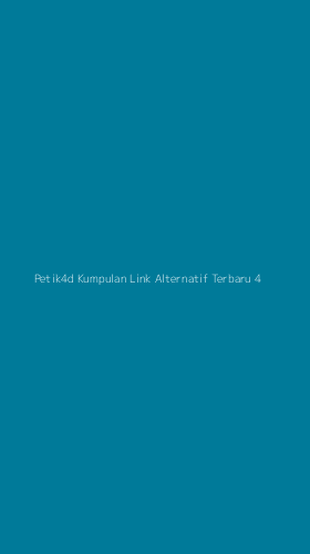 Tampilan Antarmuka Aplikasi Petik4d Kumpulan Link Alternatif Terbaru - 4