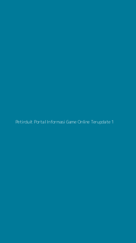 Tampilan Antarmuka Aplikasi Petirduit Portal Informasi Game Online Terupdate - 1