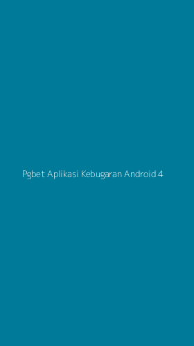Tampilan Antarmuka Aplikasi Pgbet Aplikasi Kebugaran Android - 4