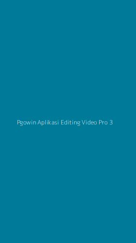 Tampilan Antarmuka Aplikasi Pgowin Aplikasi Editing Video Pro - 3