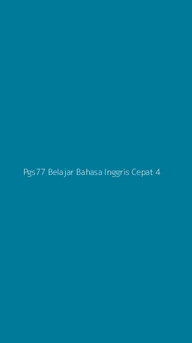 Tampilan Antarmuka Aplikasi Pgs77 Belajar Bahasa Inggris Cepat - 4