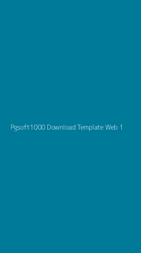 Tampilan Antarmuka Aplikasi Pgsoft1000 Download Template Web - 1