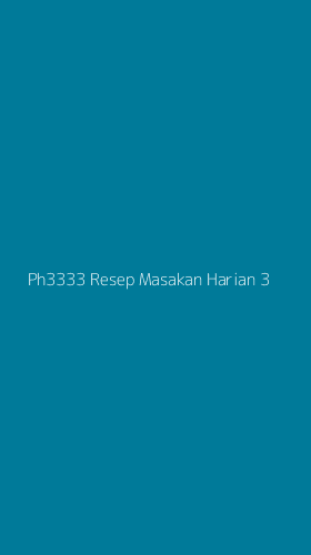 Tampilan Antarmuka Aplikasi Ph3333 Resep Masakan Harian - 3