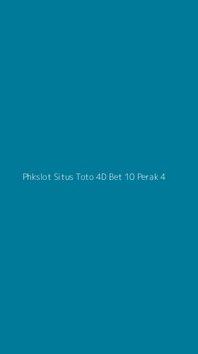 Tampilan Antarmuka Aplikasi Phkslot Situs Toto 4d Bet 10 Perak - 4