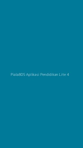 Tampilan Antarmuka Aplikasi Piala805 Aplikasi Pendidikan Lite - 4