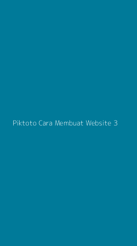 Tampilan Antarmuka Aplikasi Piktoto Cara Membuat Website - 3
