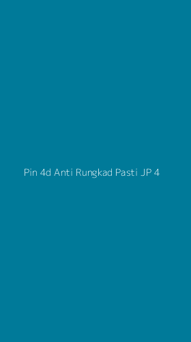 Tampilan Antarmuka Aplikasi Pin 4d Anti Rungkad Pasti Jp - 4