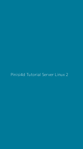 Tampilan Antarmuka Aplikasi Pinisi4d Tutorial Server Linux - 2