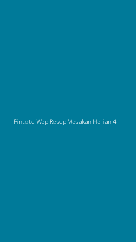 Tampilan Antarmuka Aplikasi Pintoto Wap Resep Masakan Harian - 4