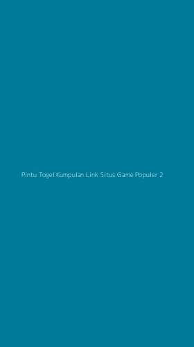 Tampilan Antarmuka Aplikasi Pintu Togel Kumpulan Link Situs Game Populer - 2
